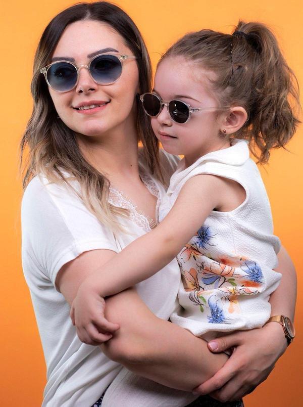 Lunox Anne Kız Çocuk Kombin Kristal Güneş Gözlüğü - Image 1