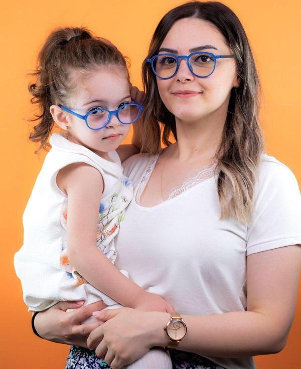 Lunox Anne Kız Kombin Mavi Ekran Gözlüğü - Image 1