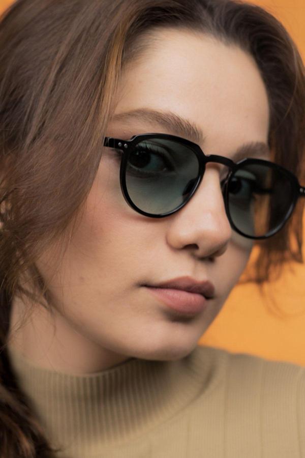 Lunox Lucia Siyah Degrade Yeşil Unisex Güneş Gözlüğü - Image 1