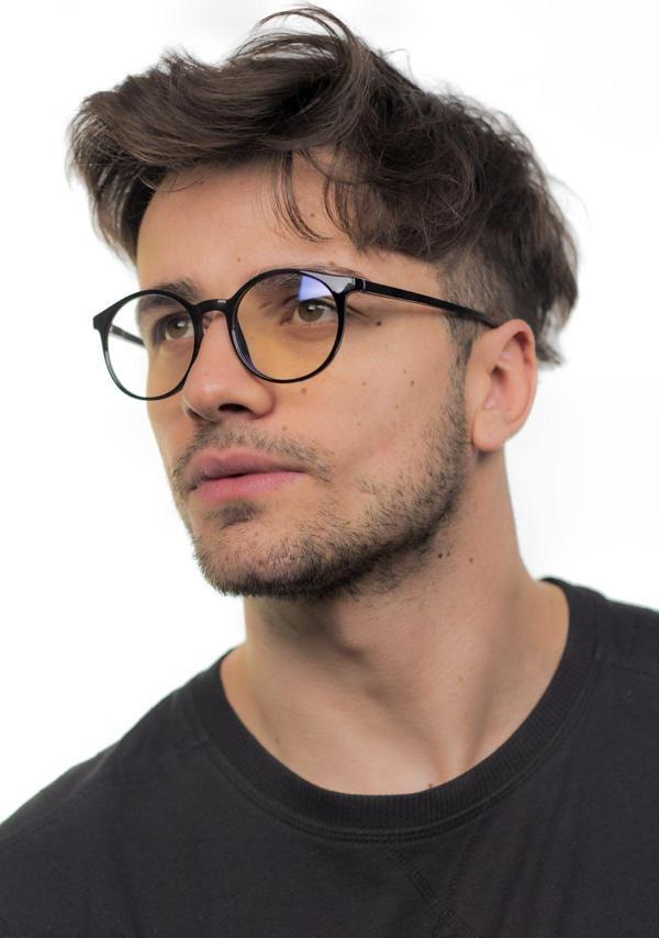 Lunox Vanir Unisex Siyah Mavi Işık Korumalı Gözlük ( Bilgisayar Ekran Gözlüğü ) - Image 1