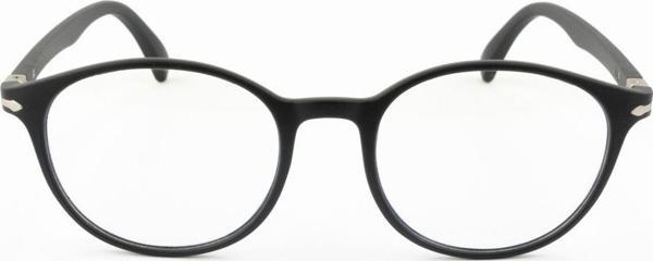 Lunox Oval Mat Siyah Mavi Işık Korumalı Bilgisayar Ekran Gözlüğü - Image 1