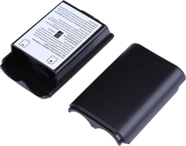 Konsol İstasyonu Xbox 360 Kumandası Uyumlu Pil Kapağı Pil Yuvası Siyah - Image 1