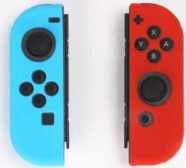 Konsol İstasyonu Nintendo Switch Joy-Con Silikon Koruyucu Kılıf Mavi Kırmızı - Image 1