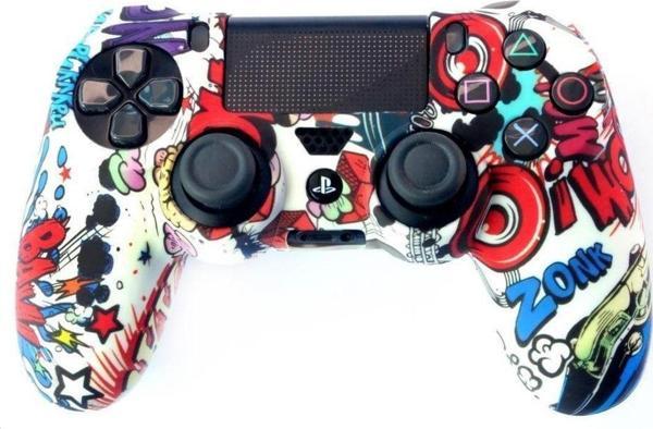 Konsol İstasyonu Playstation 4 Desenli Kol Koruyucu Silikon Kılıf 10P4 - Image 1