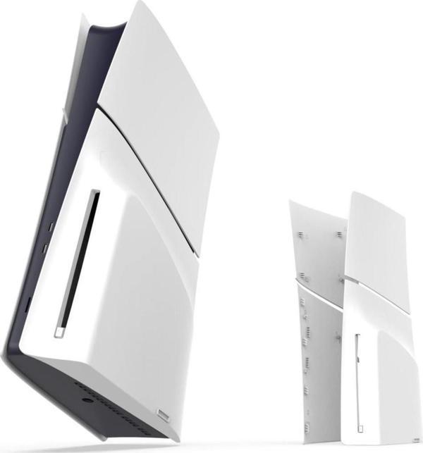 Konsol İstasyonu Playstation 5 Slim Cd Versi̇yon Uyumlu Beyaz Dış Kasa - Yedek Parça Kasa Değişim Seti - Image 1