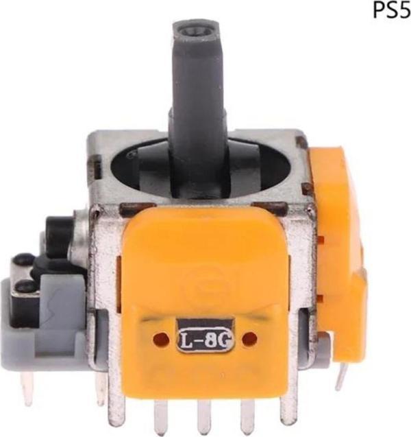 Konsol İstasyonu Playstation 5 Uyumlu Manyetik Mıknatıslı Turuncu Analog Motor 1 Adet - Image 1