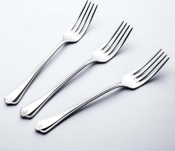 Nehir Fulya Sade 12 Li Yemek Çatal - Image 1