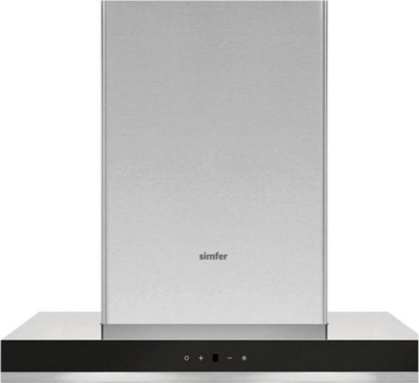 Simfer 9610 Inox Davlumbaz, Uzaktan Kumandalı, Ada Tipi, 60 Cm, Gri - Image 1