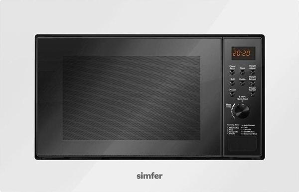 Simfer Md2360 Beyaz Ankastre Mikrodalga Fırın - Image 1