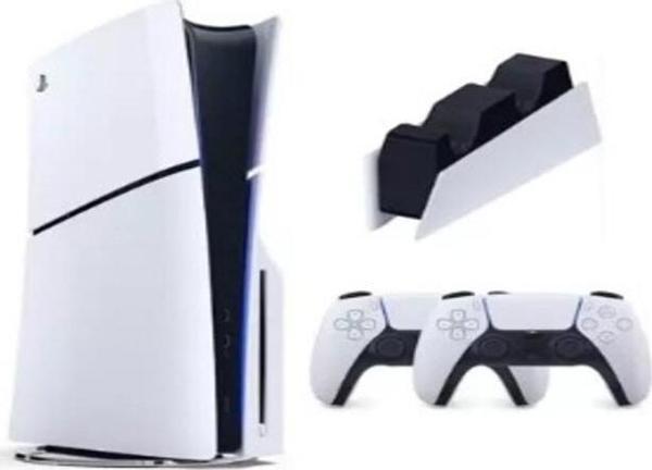 Sony Playstation 5 Slim Cd + 2. DualSense Ps5 Kol + Şarj istasyonu (İthalatçı Garantili) - Image 1