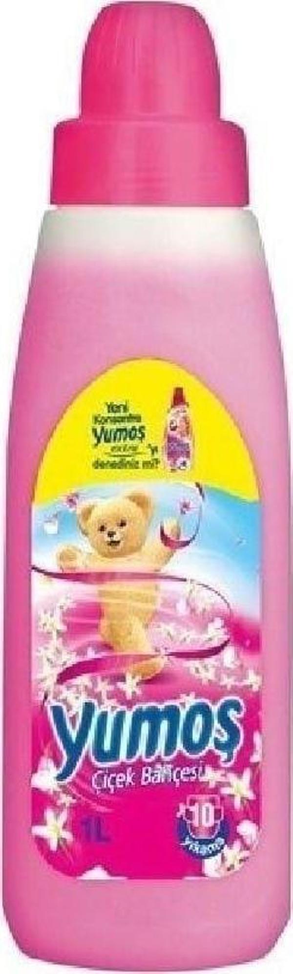 Yumoş Çiçek Bahçesi Çamaşır Yumuşatıcısı 1 Lt 10 Yıkama - Image 1