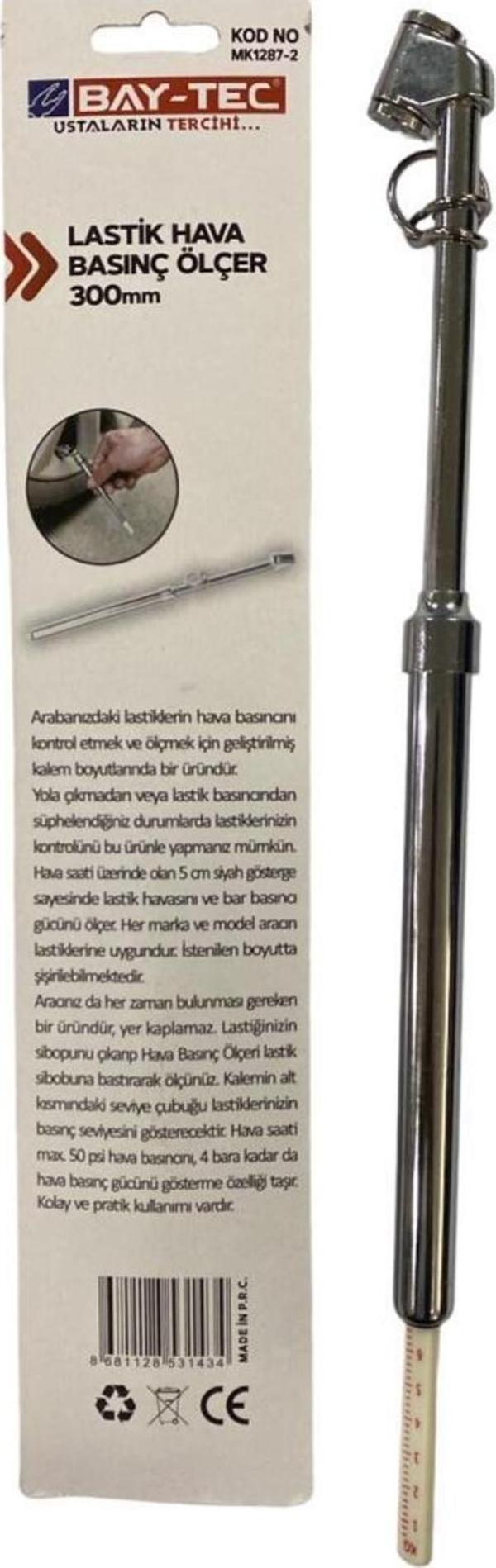 Bay-tec Mk1287-2 Lastik Basınç Ölçer 300 Mm - Image 1