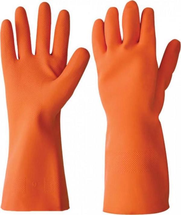 STARLİNE FLO3312 DOĞAL KAUÇUK ELDİVEN TURUNCU NO:8 - Image 1