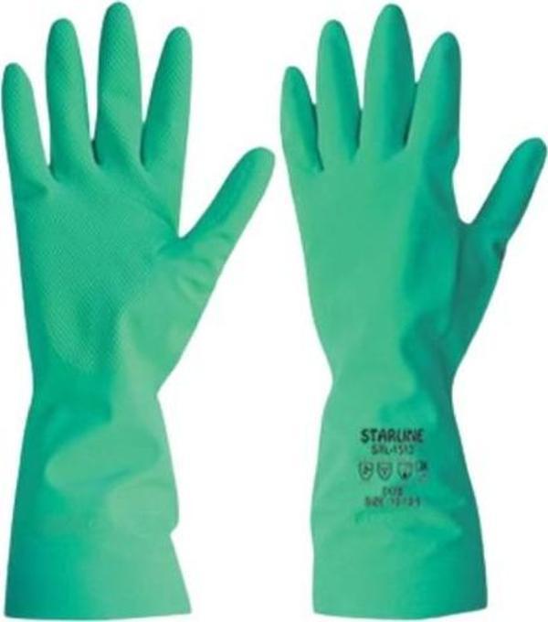 Starline NF1513 Kimyasal Iş Eldivenİ Pamuklu Astar No:7 - Image 1