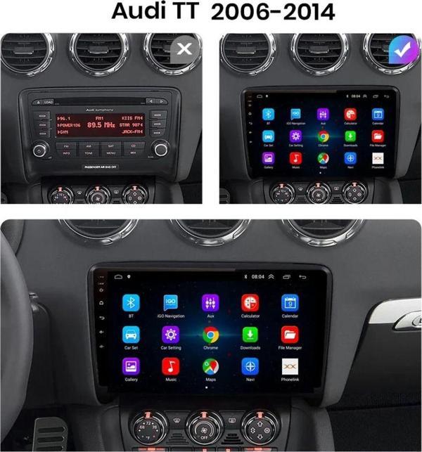 Aksesuar Audi Tt 2007-2011 Uyumlu 9 İnç Android Multimedya - Image 1