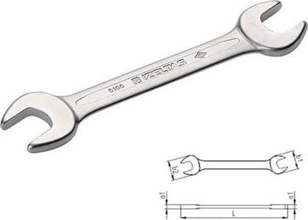 Izeltaş 12X13 mm Iki Ağız Anahtar Kısa Boy mm - Image 1