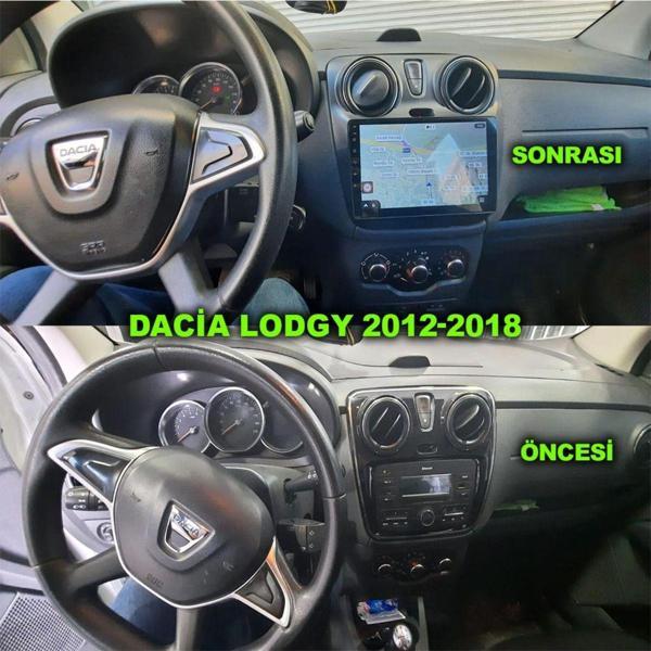 Navmina Dacia Dokker Lodgy 2012-2022 Uyumlu 10 İnç 2+32 Gb Multimedya - Image 1