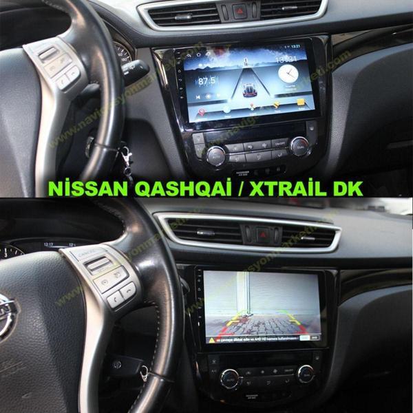 Navmina Nissan X-Trail Qashqai 2014-2021 Dijital Klima Uyumlu 10 İnç 4-32 Gb Multimedya  Uyumlu - Image 1