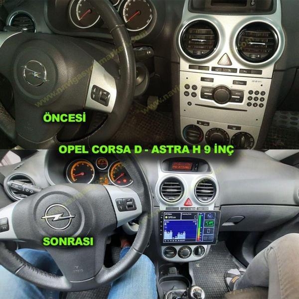 Navmina Opel Corsa D Uyumlu Astra H Alta Takilan 9 I?Nç 4-32 Gb Multi?Medya - Image 1