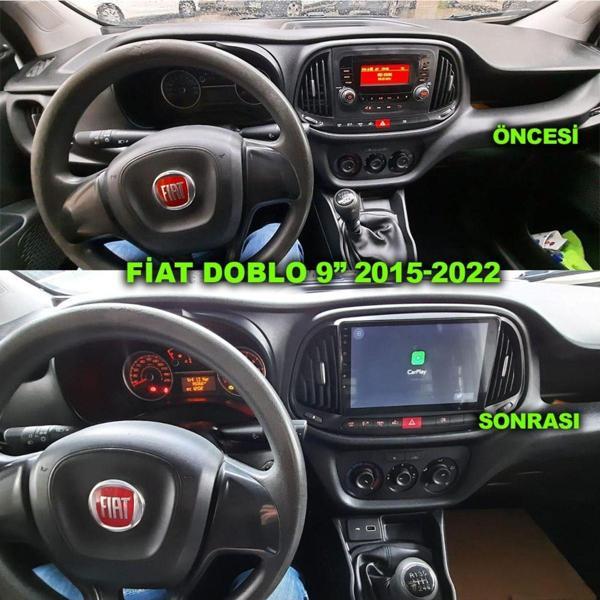 Navmina Fiat Doblo 2015-2022 Uyumlu 9 İnç 2+32 Gb Multimedya - Image 1