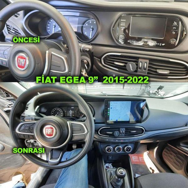 Navmina Fiat Egea 2015-2022 Uyumlu 9 İnç 2+32 Gb Multimedya - Image 1