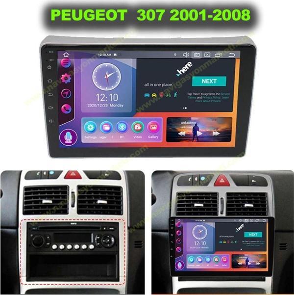 Navmina Peugeot 307 2001-2008 Uyumlu Alta Takılan 9 İn. 4-32 Gb Multimedya - Image 1