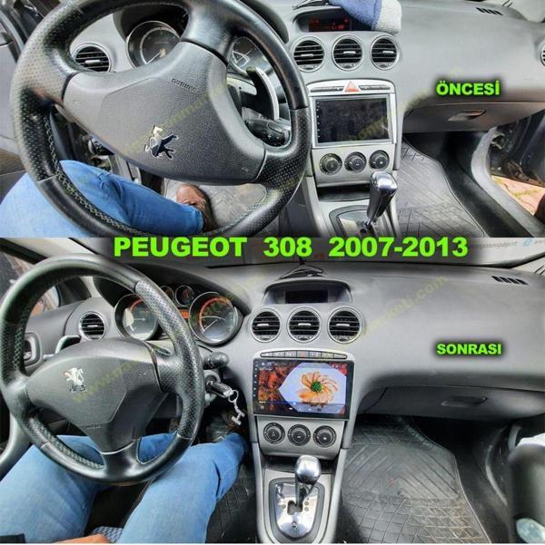 Navmina Peugeot 308 2007-2013 Uyumlu 9 İnç 4-32 Gb Multimedya - Image 1