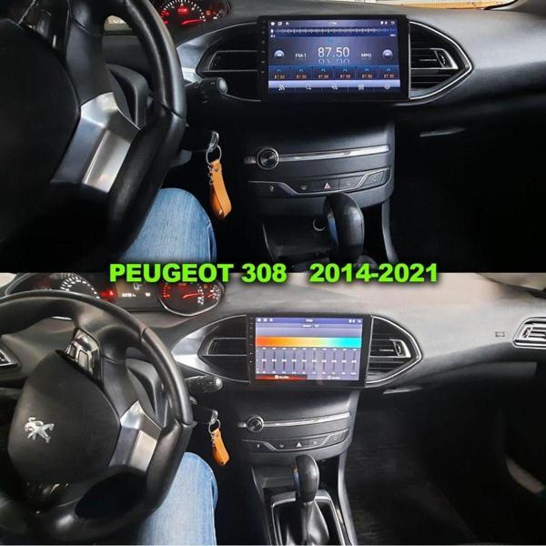 Navmina Peugeot 308 2014-2021 Uyumlu 9 İnç 4-32 Gb Multimedya - Image 1