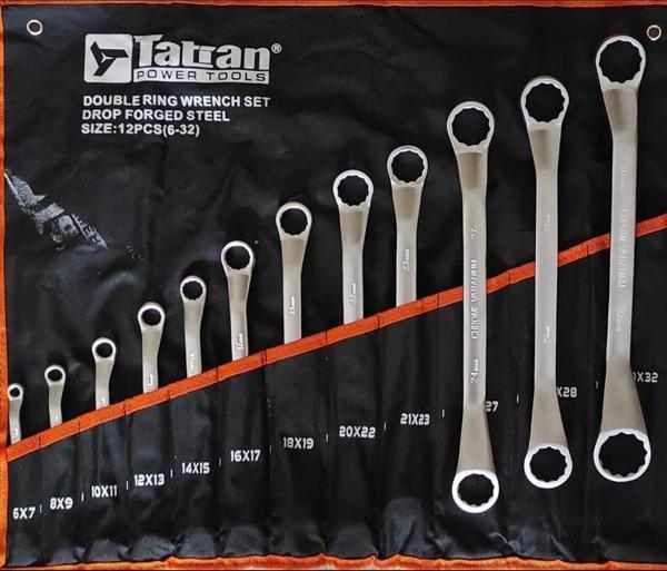 TATİAN 12 PARÇA YILDIZ AĞIZ ANAHTAR SETİ BEZ ÇANTALI - Image 1