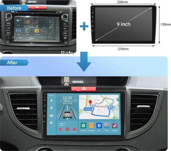 Navmina Honda Crv 2013-2017 Uyumlu 9 İnç 2+32 Gb Multimedya - Image 1