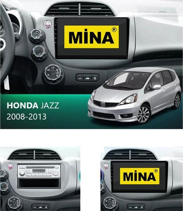 Navmina Honda Jazz 2008-2013 Uyumlu 10 İnç 2+32 Gb Multimedya - Image 1