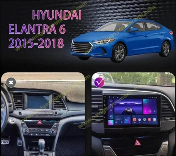 Navmina Hyundai Elantra 2015-2018 Uyumlu 9 İnç 2+32 Gb Multimedya - Image 1