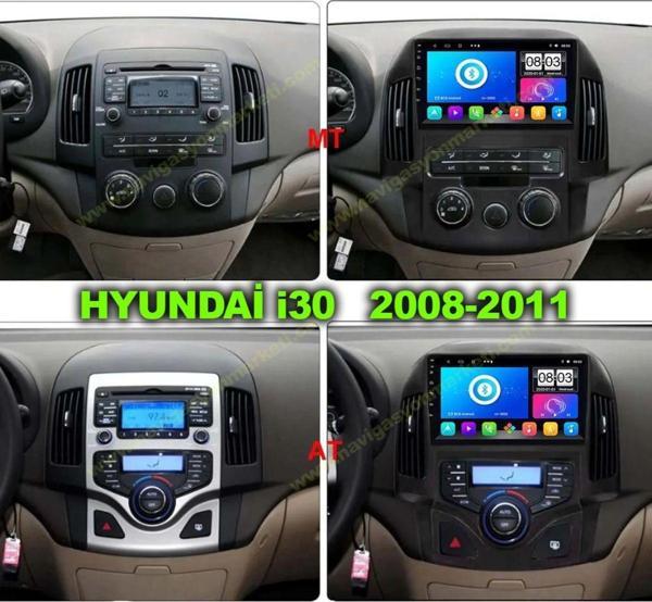 Navmina Hyundai İ30 2008-2011 Manuel Klima Uyumlu 9 İnç 4-32 Gb Multimedya - Image 1