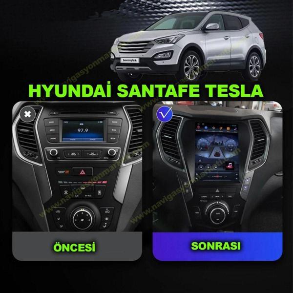 Navmina Hyundai Santafe 2012-2016 Uyumlu 9.7 İnç Tesla 4-32 Gb Multimedya - Image 1