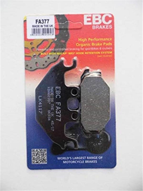 Ebc Fren Balatası Organik Fa377 Yamaha Yzf-r125 2014 Kymco Atv Mxu 250 300 450 500 550 700 & Sym Wol - Image 1