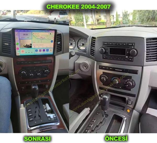 Navmina Jeep Cherokee 2006-2007 Uyumlu 10 İnç 4-32 Gb Multimedya - Image 1