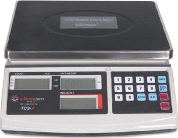 YILDIRIM TARTI Yıldırım Tcs-A 6 Kg 0.1 Gr Sayıcı Terazi - Image 1