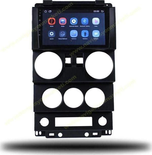 Navmina Jeep Wrangler Rubicon 2008-2010 Uyumlu 9 İnç 4-32 Gb Multimedya - Image 1
