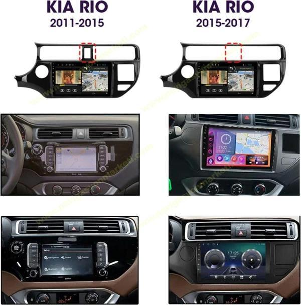 Navmina Kia Rio 2011-2015 4Lü Yeri Boş Model Uyumlu 9 İnç 4-32 Gb Multimedya - Image 1