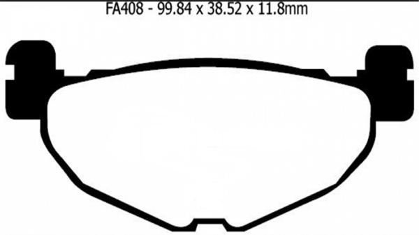 Spd Fren Balatası H 2056 (gold 268) Yamaha Yp 400 Majesty Tmax 500 Arka - Image 1