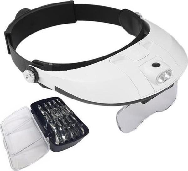 Oem Texta Mg81001-G Led Işıklı Kafa Tipi Gözlük Büyüteç - Image 1