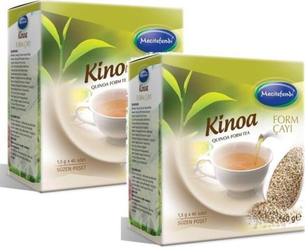 Mecitefendi 2 Adet Kinoa Form Çayı (Süzen Poşet 40'Lı) Kinoalı Form Çayı - Image 1