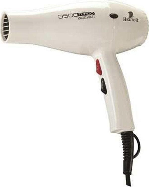 Hector Keyonlıne - Profesyonel Fön Makinesi 3500 Turbo Beyaz - Image 1
