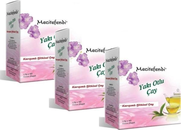 Mecitefendi 3 Adet Yakı Otlu Çay (Süzen Poşet 40'Li) - Image 1