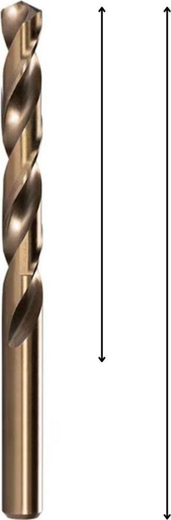 Makina Takım Mte 8Mm Paslanmaz Matkap Ucu Altın Seri Hss-E Dın 338 - Image 1