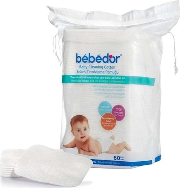 Bebedor Bebek Temizleme Pamuğu 180 Adet (3Pk*60) - Image 1