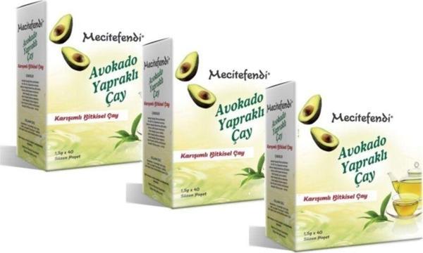 Mecitefendi 3 Adet Avokado Yapraklı Çay (Süzen Poşet 40'Lı) - Image 1