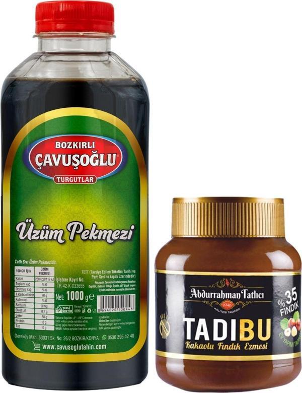 Abdurrahman Tatlıcı Tadıbu 330 Gr + Çavuşoğlu Üzüm Pekmezi 1000 Gr - Image 1