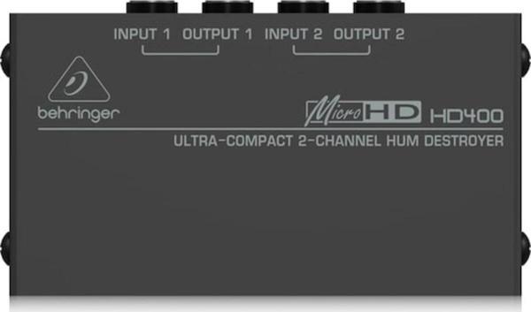 Behringer Hd400 Ultra Kompakt 2 Kanallı Hum Destroyer - Image 1