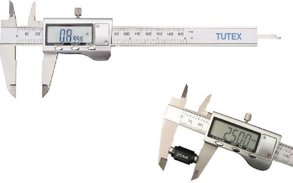 Tutex Dijital Kumpas Metal Kasa Sanayi Tip 0,01-200 Mm - Image 1
